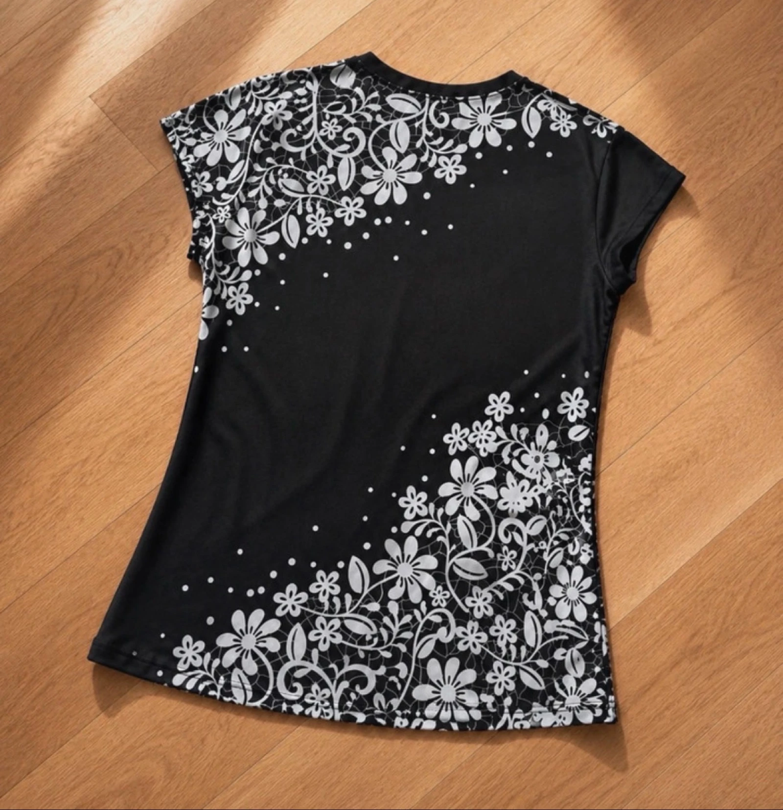 Zwarte en witte blouse – photo 2